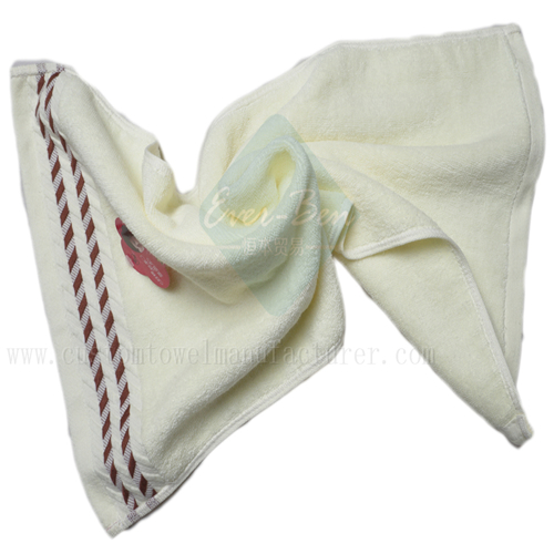 China Bulk Custom turquoise towels egyptian cotton Face Towels supplier